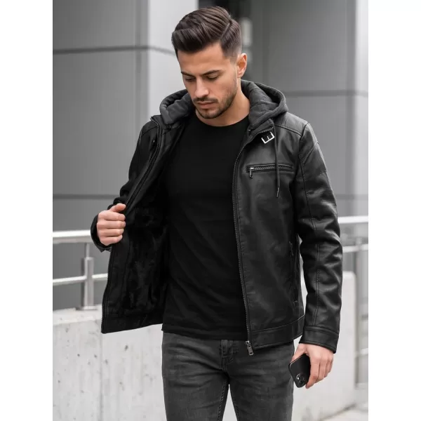  Pánska bunda DSTREET TX5149 ČIERNA 