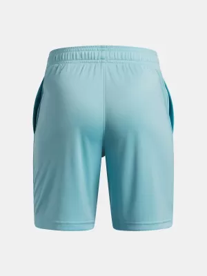 Chlapčenské kraťasy UNDER ARMOUR TECH LOGO SHORTS 1383333-425 MODRÁ