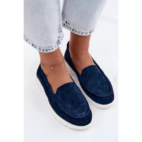  Dámske mokasíny VINCEZA 95360 BLUE 