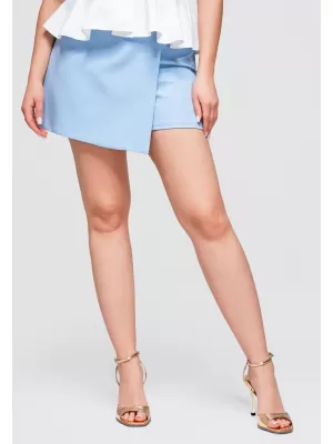 Dámske kraťasy OMBRE OW-ST-E0008 LIGHT BLUE