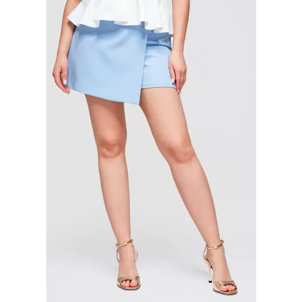  Dámske kraťasy OMBRE OW-ST-E0008 LIGHT BLUE 