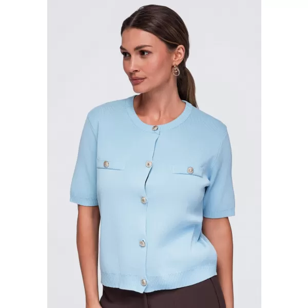  Dámska blúzka OMBRE OW-TS-E0084 BLUE 