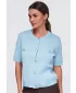 Dámska blúzka OMBRE OW-TS-E0084 BLUE