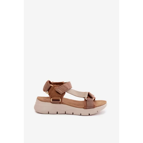  Dámske sandále ARTIKER 58C1231 BROWN/BEIGE 
