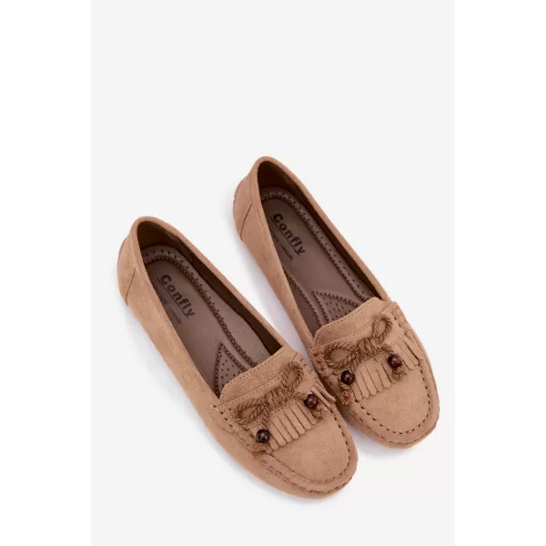  Dámske mokasíny BOTO W2515 TAUPE 