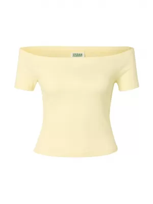 Dámske tričko URBAN CLASSICS TB6184A-22222 BLUSHED ROSE/PALE YELLOW