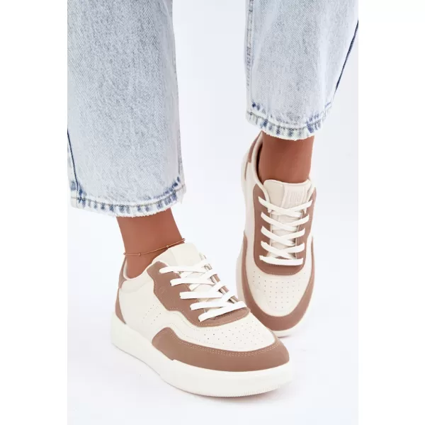  Dámske tenisky BIG STAR SHOES UU274275 WHITE/BEIGE 