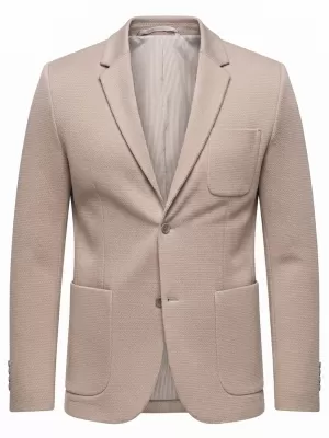 Pánske sako OMBRE M171 DARK BEIGE