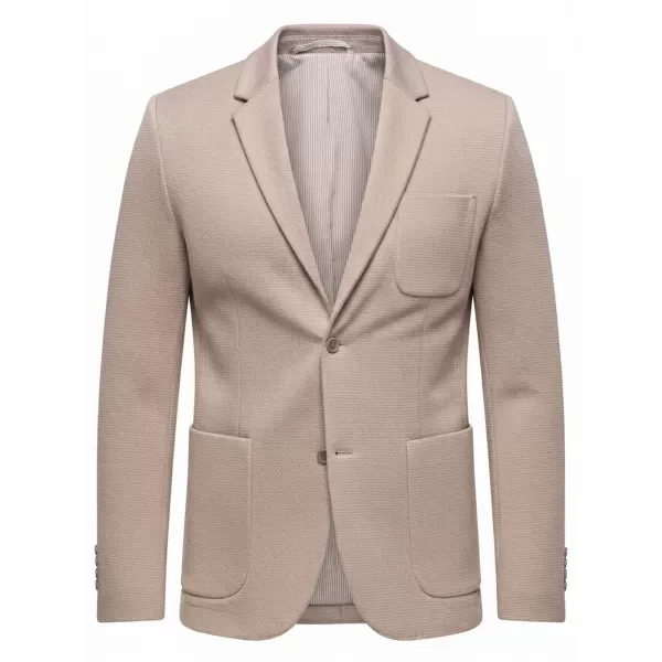  Pánske sako OMBRE M171 DARK BEIGE 
