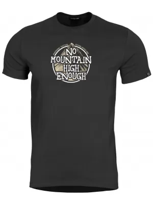 Pánske tričko PENTAGON AGERON NO MOUNTAIN HIGH ENOUGH K09012-NM BLACK