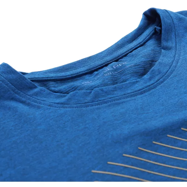  Pánske outdoorové tričko ALPINE PRO NOGER 2 ELECTRIC BLUE LEMONADE VARIANT PA 
