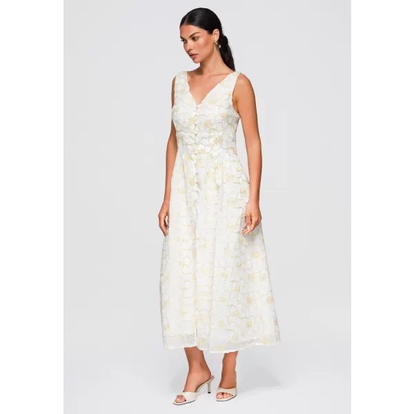  Dámske šaty OMBRE OW-DLR-E0015 WHITE 