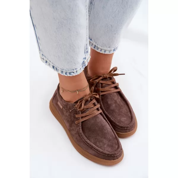  Dámske poltopánky VINCEZA 95391 BROWN 