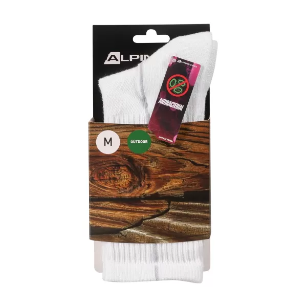  Ponožky ALPINE PRO BANFF 2 WHITE 
