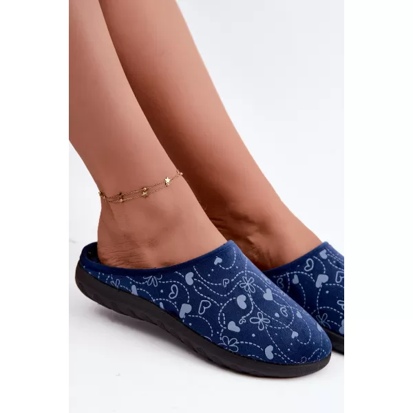  Dámske šľapky INBLU ET000041 MODRÁ 