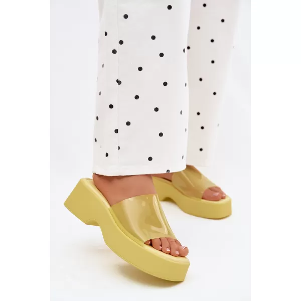  Dámske šľapky BOTO 78-146 YELLOW 