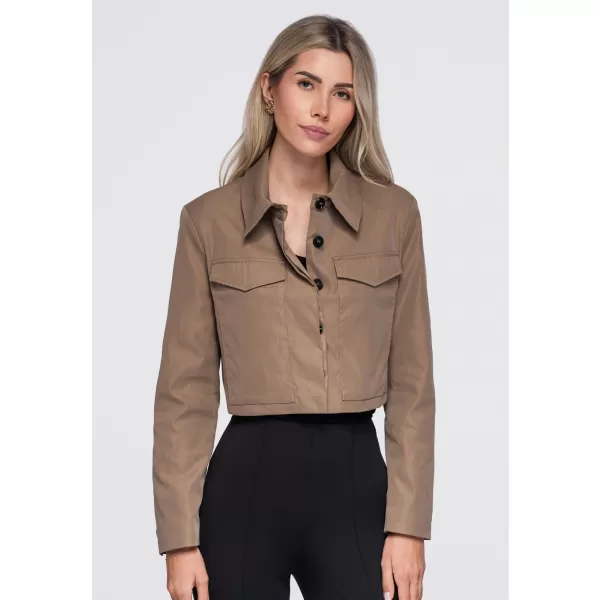  Dámske sako OMBRE OW-BL-E0007 BEIGE 