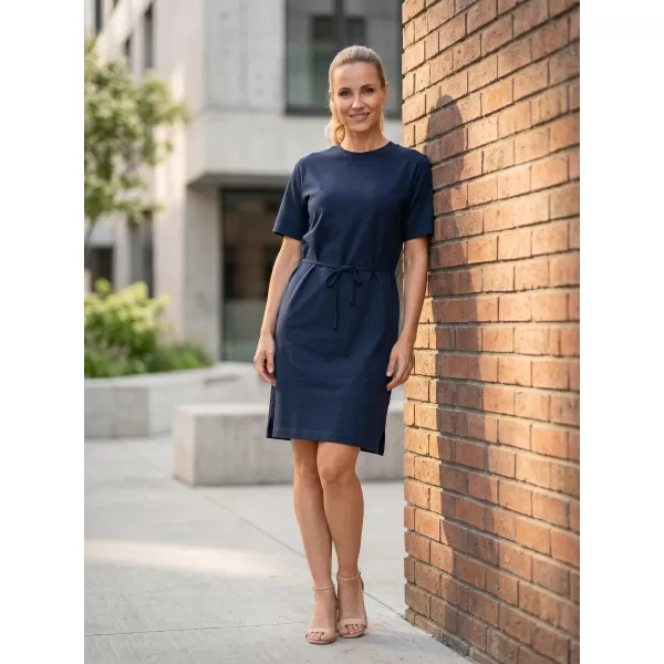  Dámske šaty MALFINI MUSE 816 NÁMORNÁ MODRÁ 