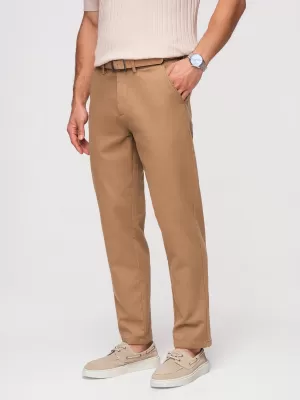Pánske nohavice OMBRE OM-PACP-0294 BROWN