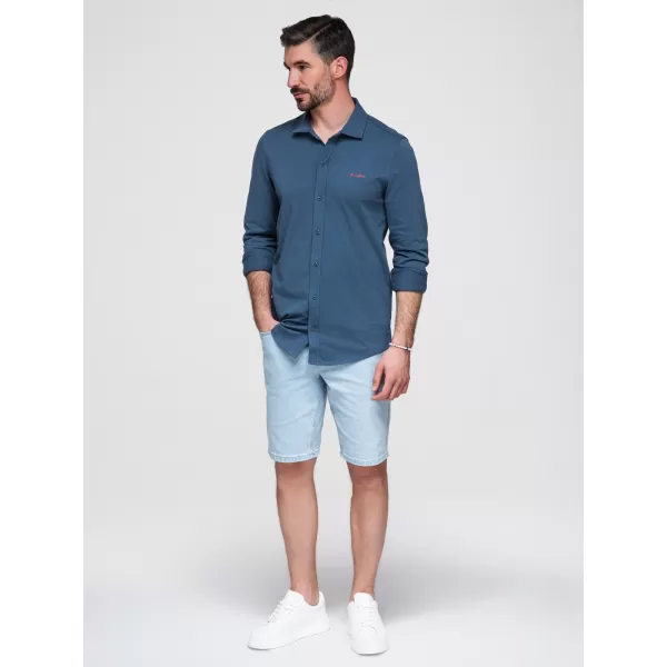  Pánska košeľa OMBRE K697 DENIM 