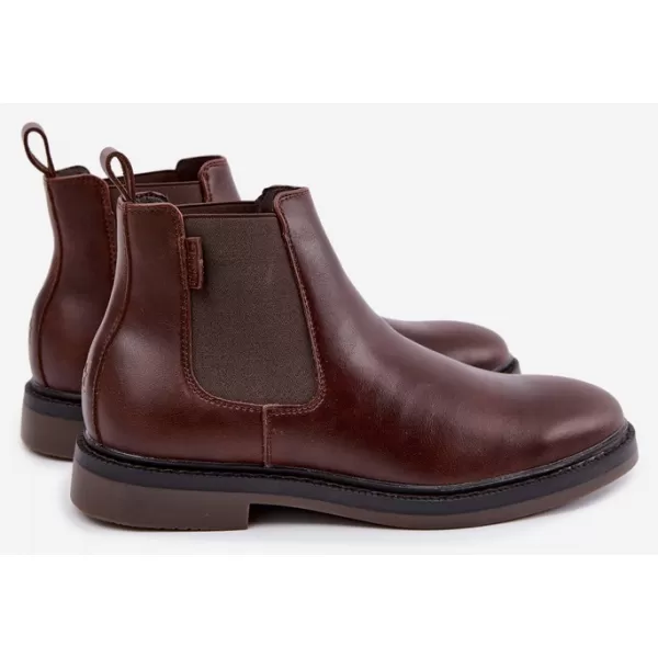  Pánske topánky BIG STAR SHOES UU174279 BROWN/BEIGE SHADOWS 
