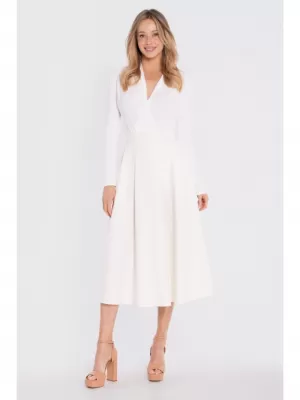 Dámska sukňa STYLOVE S430 CREAM