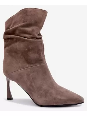 Dámske členkové topánky D&A JC562-1038 LIGHT GREY