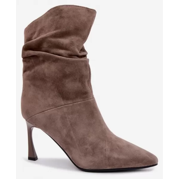  Dámske členkové topánky D&A JC562-1038 LIGHT GREY 