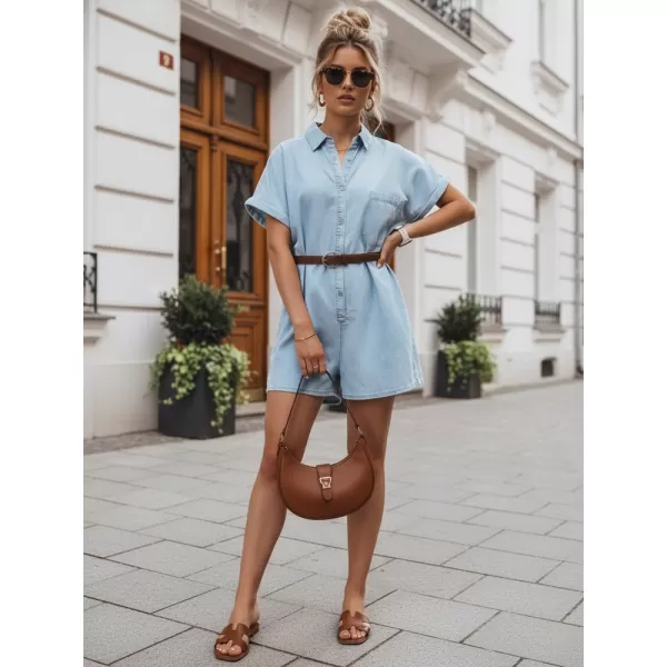  Dámske šaty DSTREET EY2684 MODRÁ 