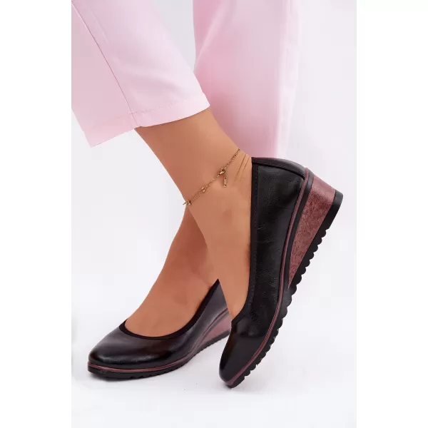  Dámske poltopánky VINCEZA 58628 BLACK 