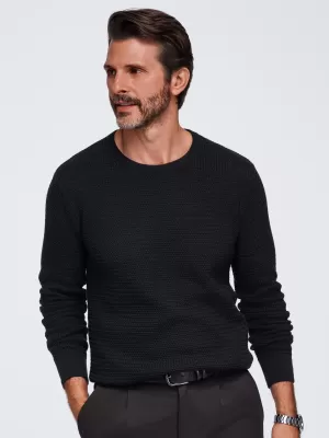 Pánsky sveter OMBRE OM-SWSW-0119 BLACK