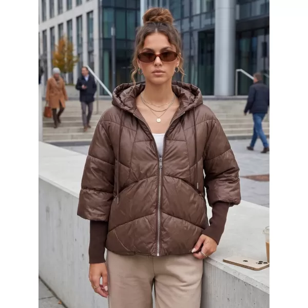 Dámska bunda DSTREET TY5766 HNEDÁ 