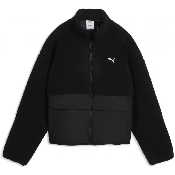  Dámska bunda PUMA RE:FIBRE SHERPA JACKET W 69456701 PUMA BLACK 