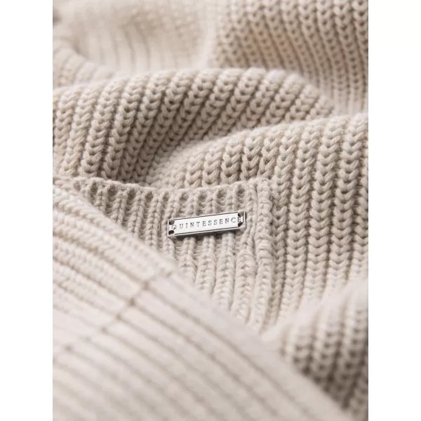  Pánsky kardigan OMBRE OM-SWCD-0200 BEIGE 