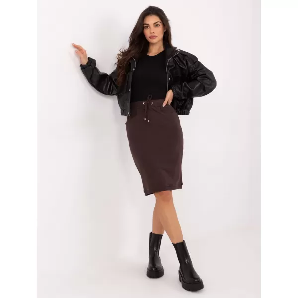  Dámska sukňa BASIC FEEL GOOD RV-SD-4793-1.32 DARK BROWN 