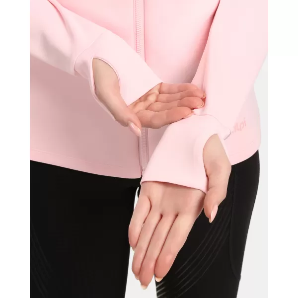  Dámska fleece mikina KILPI LAJEN-W 1L0205KI SVETLO RUŽOVÁ 