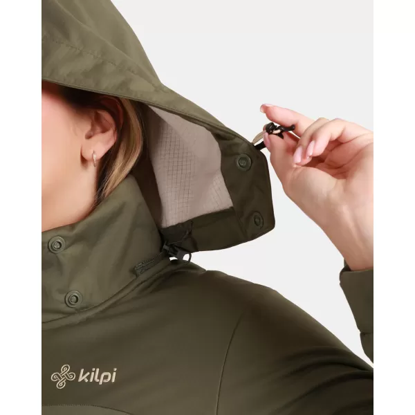  Dámska softshellová bunda KILPI ONTAVIA-W 1L0113KI ZELENÁ 