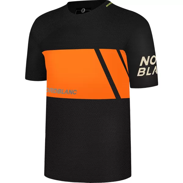  Pánske funkčné cyklo tričko NORDBLANC MUD NBSMF8083 ORANŽOVÁ 