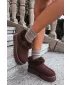 Dámske snehule BIG STAR SHOES UU274203 BROWN/BEIGE SHADOWS