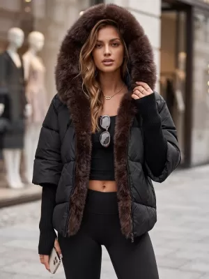 Dámska bunda DSTREET TY5990 ČIERNA
