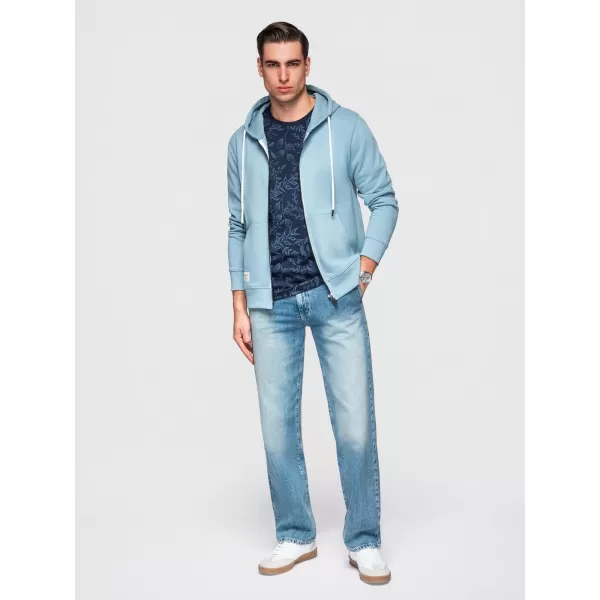  Pánska mikina OMBRE OM-SSBZ-0272 BLUE 
