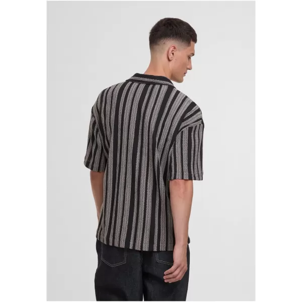  Pánska košeľa URBAN CLASSICS TB8216-00826 BLACK/WHITE 