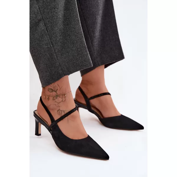  Dámske sandále D&A CR61-3048 BLACK 