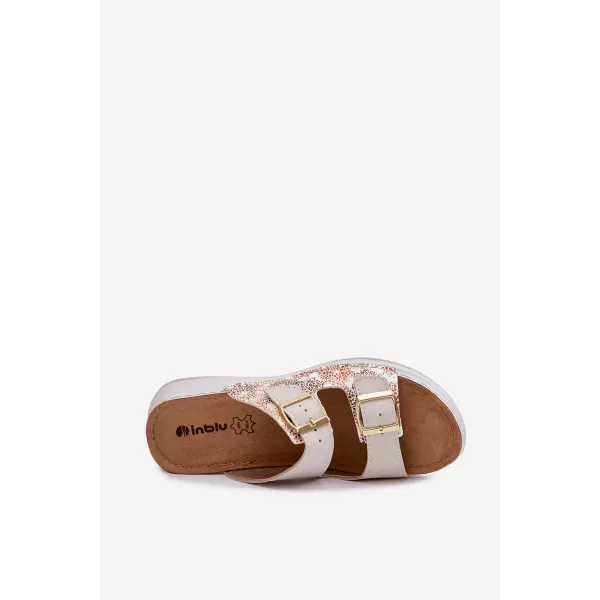  Dámske šľapky INBLU SD000001 BEIGE 
