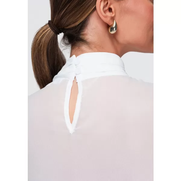  Dámska blúzka OMBRE OW-TS-E0085 WHITE 