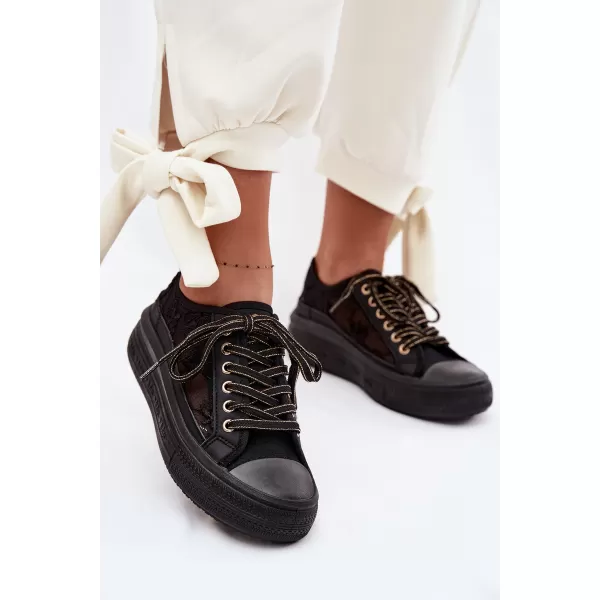  Dámske tenisky LEE COOPER LCW-26-44-4479 BLACK 