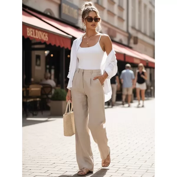  Dámske nohavice DSTREET UY3079 BÉŽOVÁ 