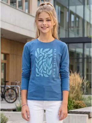 Detské tričko ALPINE PRO ECCO 2 VALLARTA BLUE VARIANT PC