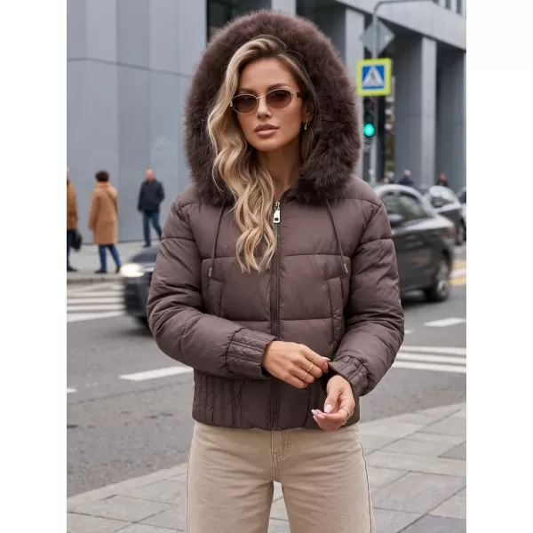  Dámska bunda DSTREET TY5831 HNEDÁ 