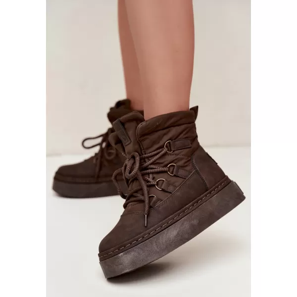  Dámske topánky BIG STAR SHOES UU274191 BROWN/BEIGE 